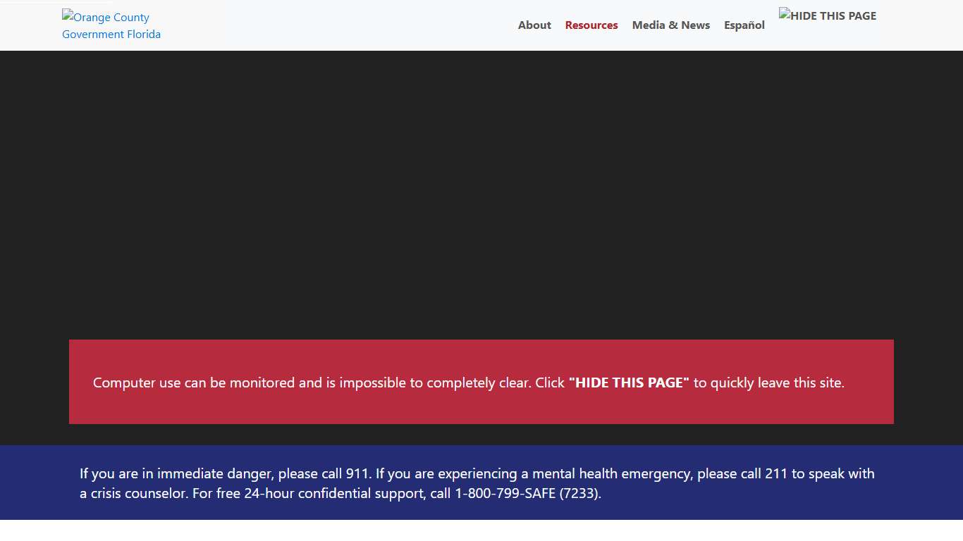 Community Resources & Advocacy - Orange County Domestic Violence Commission